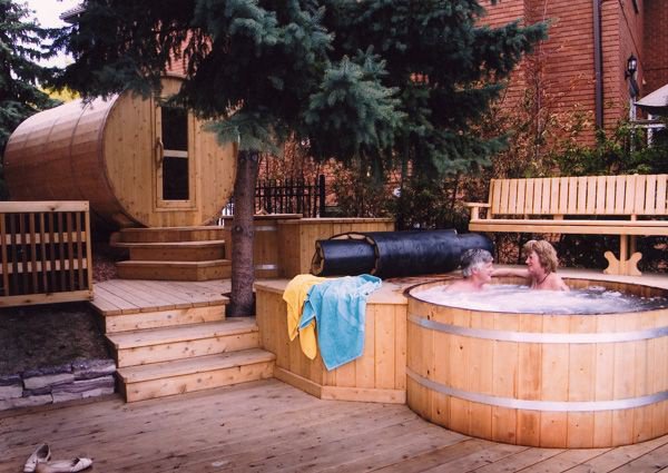 Integrate a Hot Tub or Outdoor Sauna