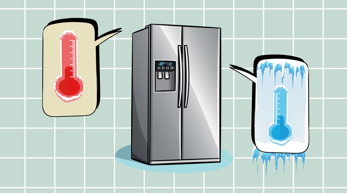 температура на верхней полке холодильника