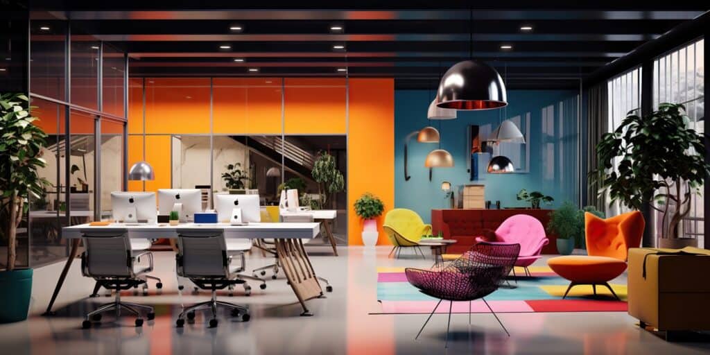 Colorful Creativity: Vibrant Office Table Design Ideas for a Dynamic Workspace